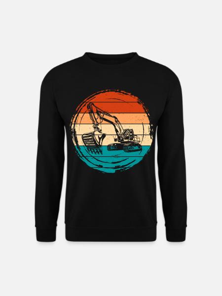 Excavatrice - Sweat-shirt Unisexe - noir