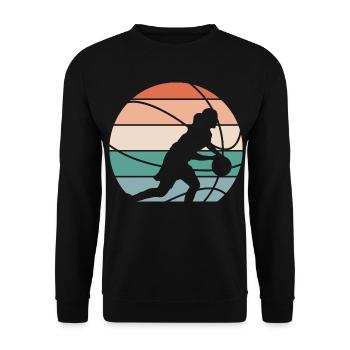 Basketball féminin Basketball féminin - Sweat-shirt Unisexe - noir - Devant - Alina (178cm) & Michal (187cm)
