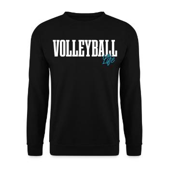 Volleyball - Unisex Pullover - Schwarz - Vorne - Alina (178cm) & Michal (187cm)
