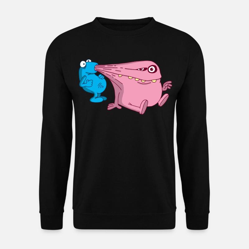 Energiestaubsauger Monster - Unisex Pullover - Schwarz