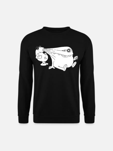 White monster energy vacuum cleaner - Unisex Sweatshirt - black