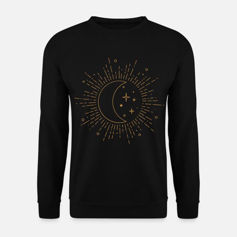 Moon Starry Sky - Unisex Sweatshirt - black