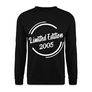 Fête d’anniversaire 2005 en édition limitée - Sweat-shirt Unisexe - noir - Devant - Alina (178cm) & Michal (187cm)