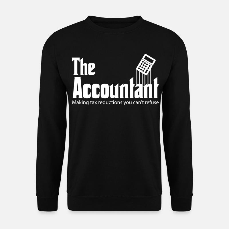Accountant Funny CPA Gift Accountant Humor Spoof - Unisex Pullover - Schwarz