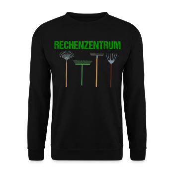 Rechenzentrum Gärtner Natur Landschaftsgärtner - Unisex Pullover - Schwarz - Vorne - Alina (178cm) & Michal (187cm)