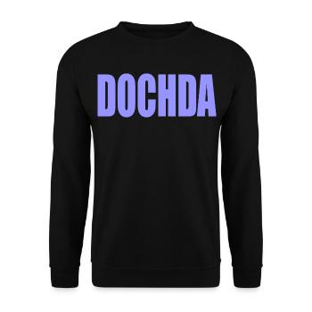 DOCHDA DOH DA Daughter Saxon - Unisex Sweatshirt - black - Front - Alina (178cm) & Michal (187cm)