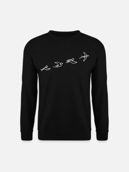 Le vol de l'oiseau blanc - Sweat-shirt Unisexe - noir