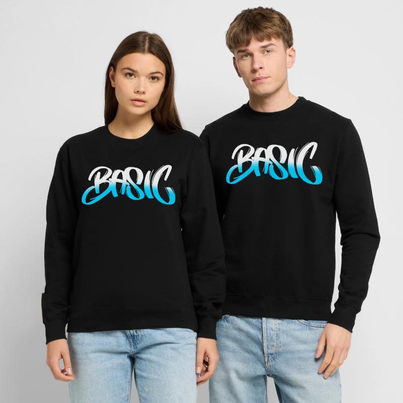 BASIC Graffiti Gradient Unisex Pullover