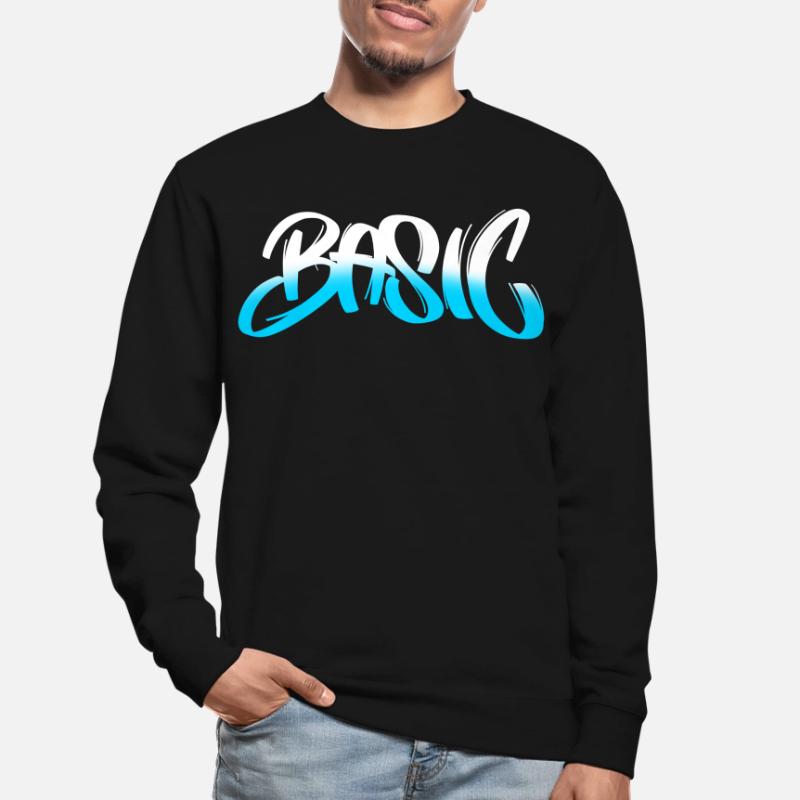 BASIC Graffiti Gradient Unisex Pullover