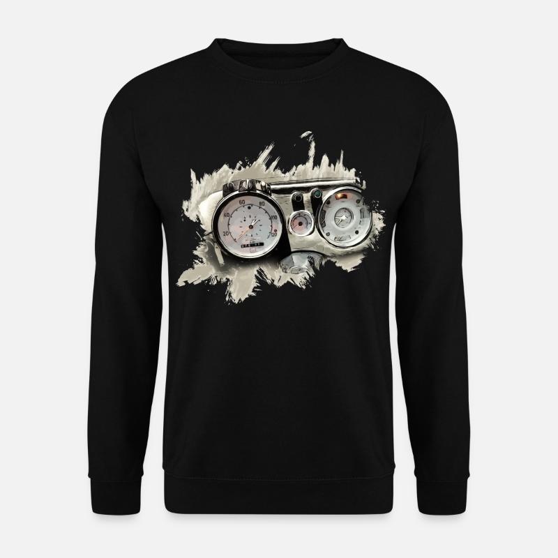 Unimog 406 dashboard - Unisex Sweatshirt - black