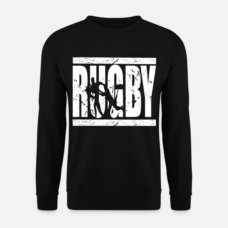 Rugby is Life - Unisex Pullover - Schwarz