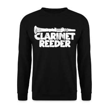 Clarinette à embouchure - Sweat-shirt Unisexe - noir - Devant - Alina (178cm) & Michal (187cm)