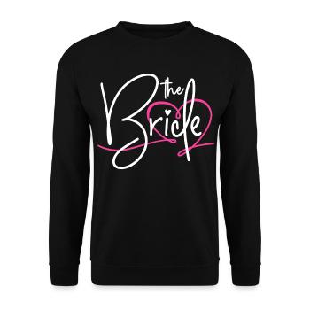 The bride - Unisex Pullover - Schwarz - Vorne - Alina (178cm) & Michal (187cm)