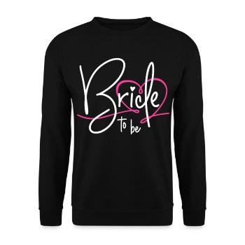Future mariée - Sweat-shirt Unisexe - noir - Devant - Alina (178cm) & Michal (187cm)