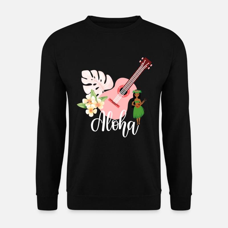 Aloha - Unisex Pullover - Schwarz