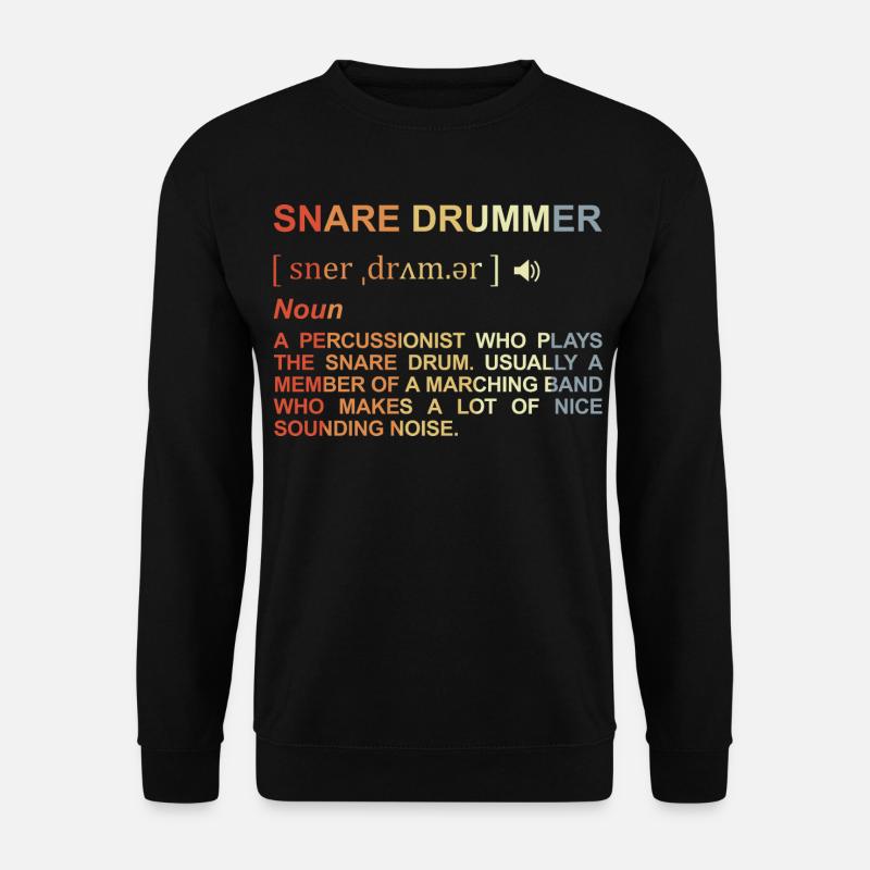 Percussionist Meaning - Unisex Sweatshirt - black