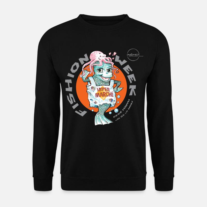 Fishion Week by . Nemo - Unisex Sweatshirt - black