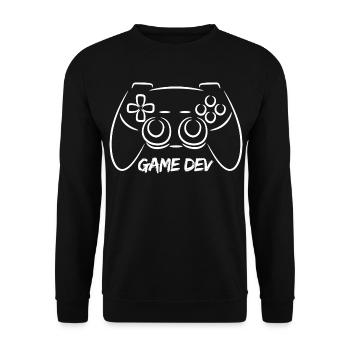 Développeur de jeux - Sweat-shirt Unisexe - noir - Devant - Alina (178cm) & Michal (187cm)