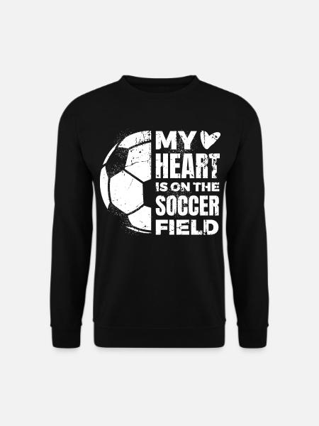 Football Lover Quote - Unisex Sweatshirt - black