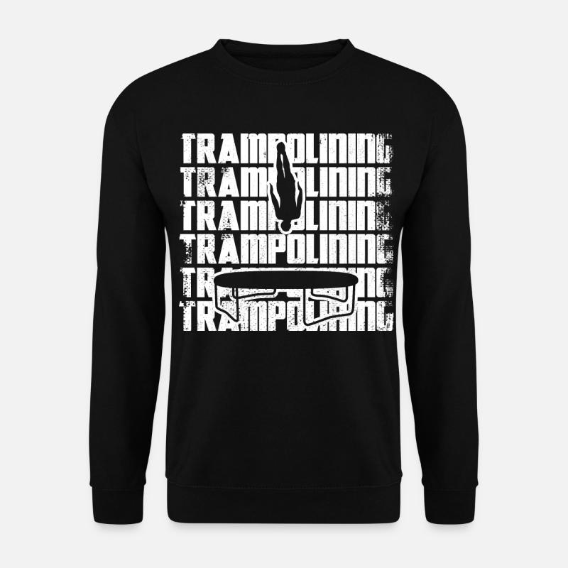 Funny trampoline jumper - Unisex Sweatshirt - black