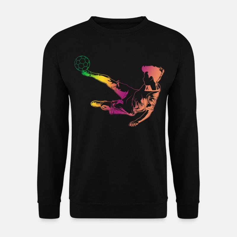 Fußball Skizze - Unisex Pullover - Schwarz
