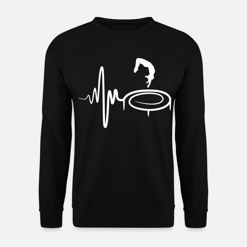Trampolin Kind - Unisex Pullover - Schwarz