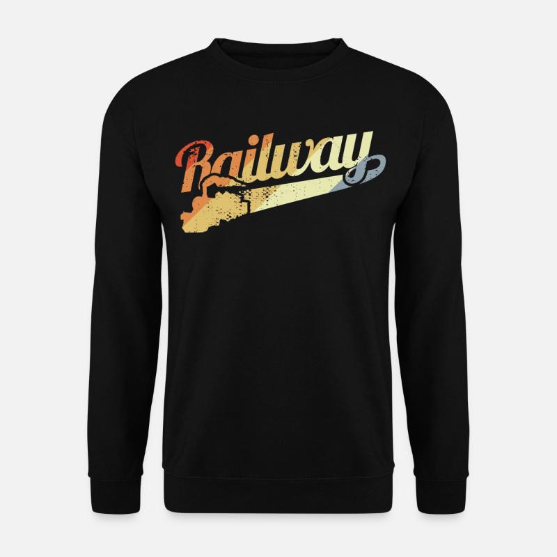 Eisenbahn Motivation - Unisex Pullover - Schwarz