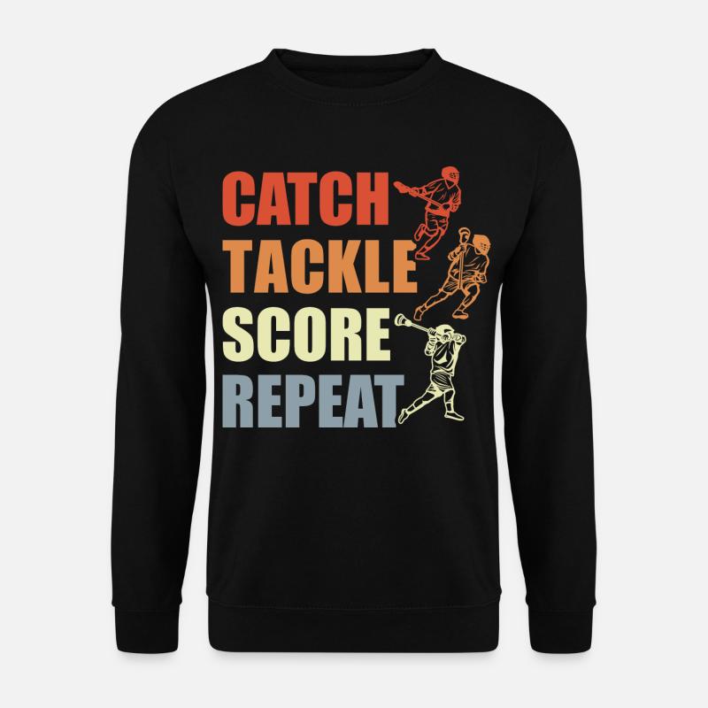 Lacrosse Liebhaber - Unisex Pullover - Schwarz