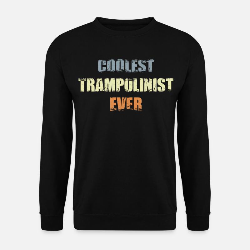 Cool trampoline athlete - Unisex Sweatshirt - black