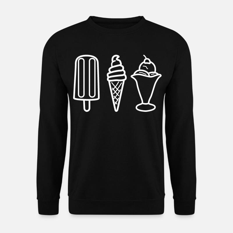 Ice cream flavor - Unisex Sweatshirt - black