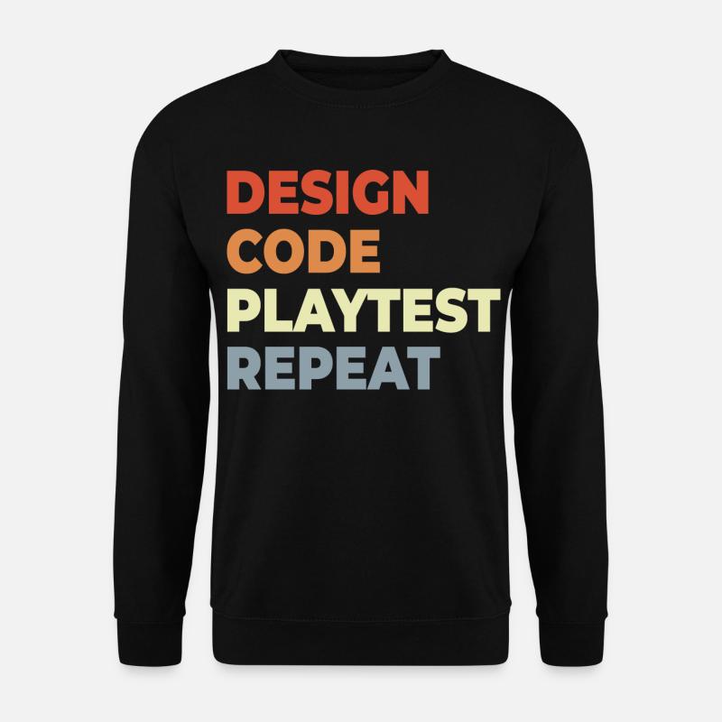Game Development Workflow - Unisex Sweatshirt - black