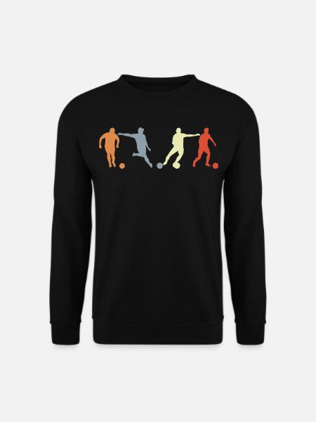 Soccer Player Drawing - Unisex Sweatshirt - black