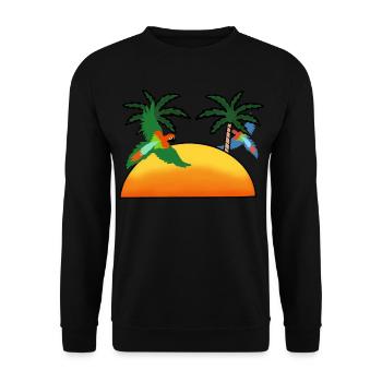 Summer - Sweat-shirt Unisexe - noir - Devant - Alina (178cm) & Michal (187cm)