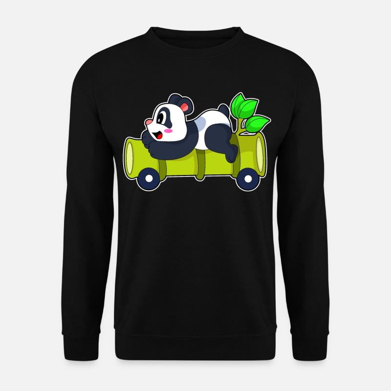 Panda Auto - Unisex Pullover - Schwarz