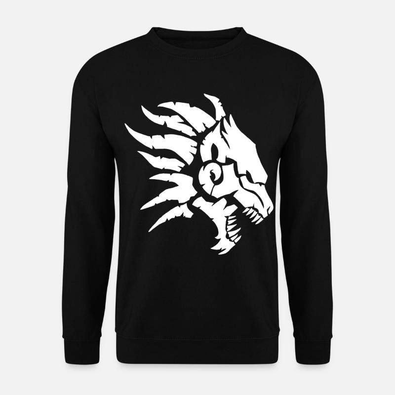 The Infernal Beast (White) - Unisex Sweatshirt - black
