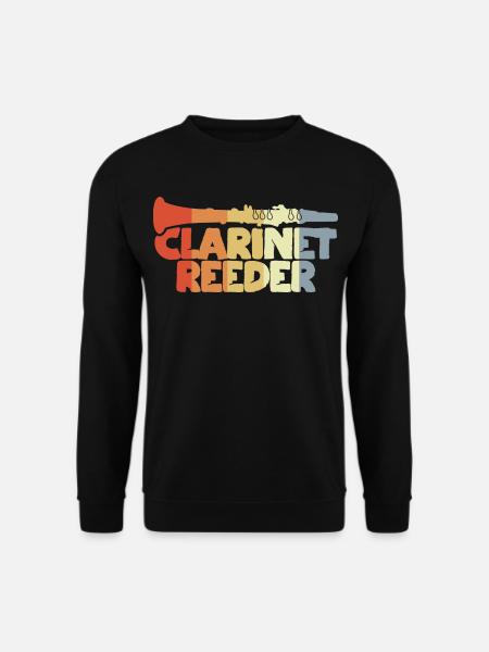 Clarinet reed - Unisex Sweatshirt - black