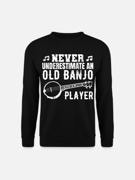 Banjo Grandfather - Unisex Sweatshirt - black