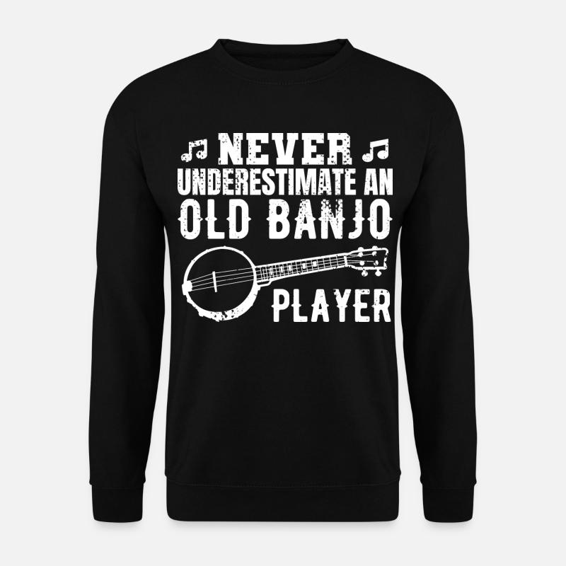 Banjo Großvater - Unisex Pullover - Schwarz