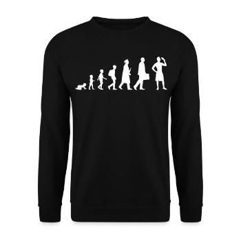 Eiscreme Evolution - Unisex Pullover - Schwarz - Vorne - Alina (178cm) & Michal (187cm)