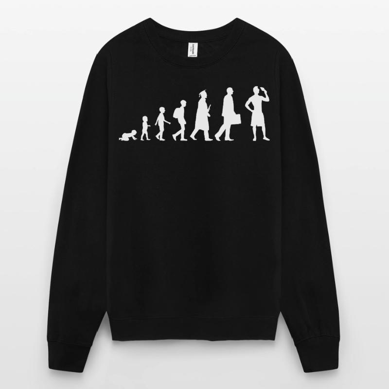 Évolution de la crème glacée Sweat-shirt Unisexe