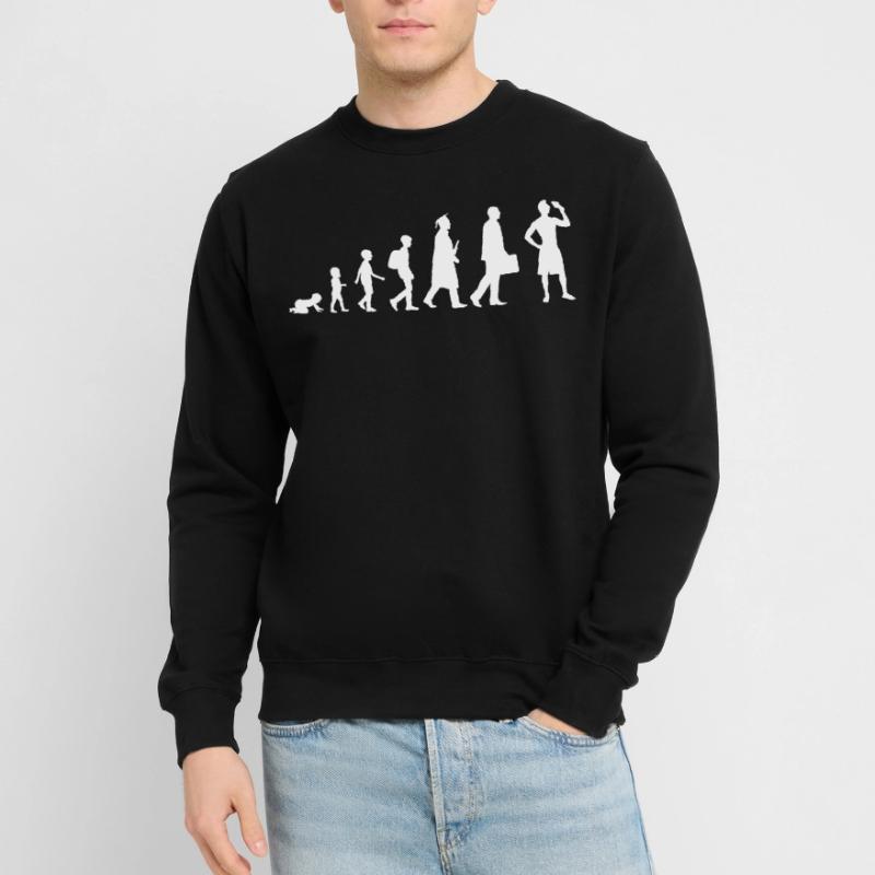 Évolution de la crème glacée Sweat-shirt Unisexe