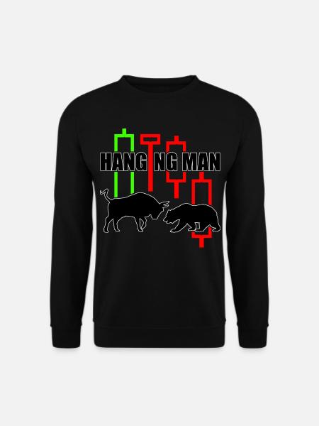 Trading Shirt Hanging Man R6Z - Unisex Sweatshirt - black