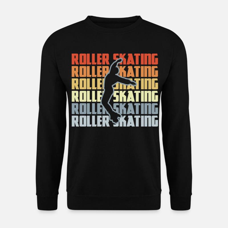 Rollschuh Disco - Unisex Pullover - Schwarz