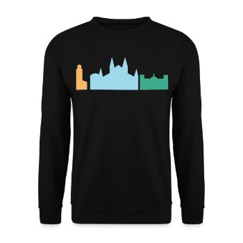 Majorque - Sweat-shirt Unisexe - noir - Devant - Alina (178cm) & Michal (187cm)