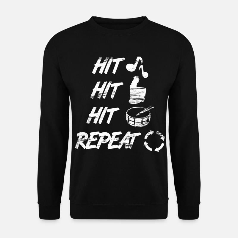 Snare Drums Spruch - Unisex Pullover - Schwarz