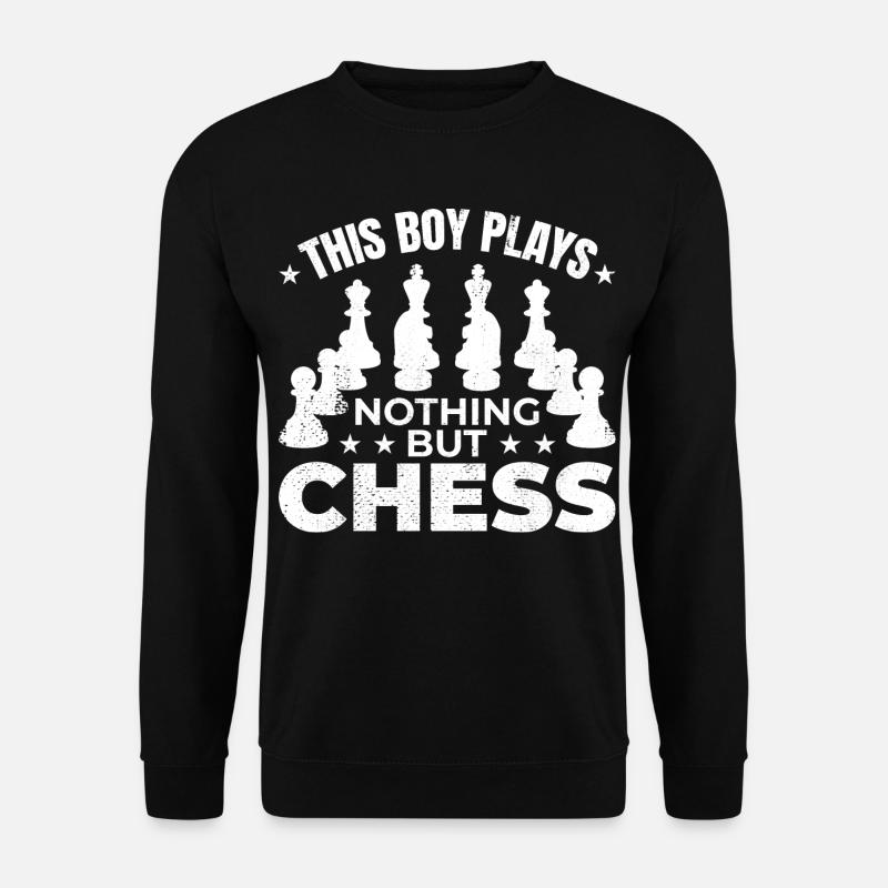 Garçon d’échecs - Sweat-shirt Unisexe - noir