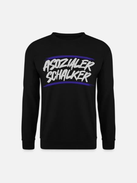 Asozialer Schalker | Gelsenkirchen Schalke - Unisex Pullover - Schwarz