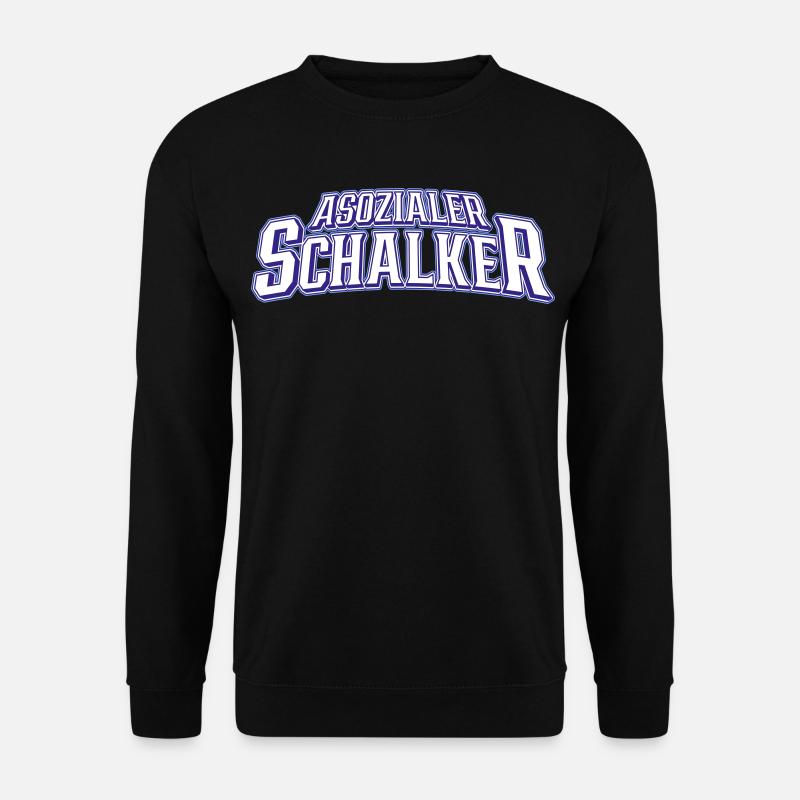 Asozialer Schalker | Gelsenkirchen Schalke - Unisex Pullover - Schwarz
