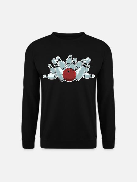 Bowling Strike - Unisex Sweatshirt - black