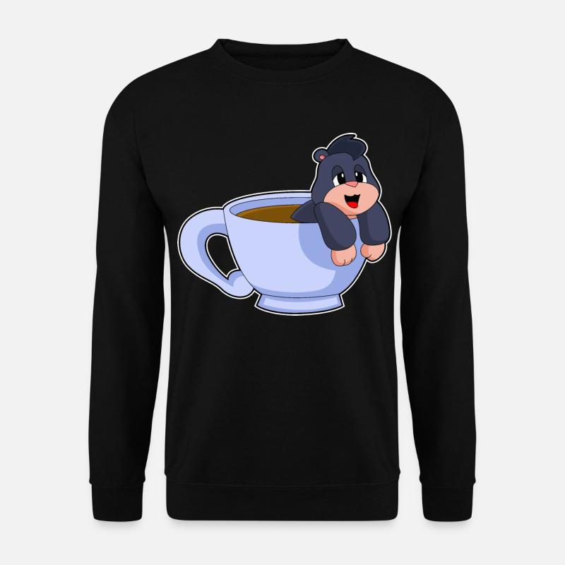 Tasse à café Mole - Sweat-shirt Unisexe - noir